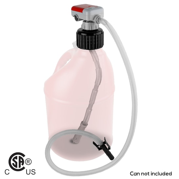 TERAPUMP Battery Powered Fuel Transfer Pump w/ Extended Hoses and 4th